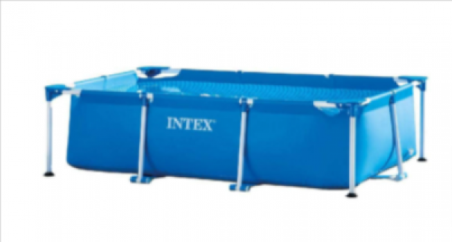 Intex Rectangular Frame Pool Aufstellpool 260 x 160 x 65 cm Amazon de Garten