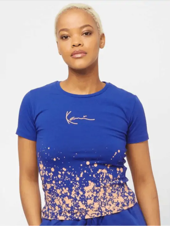 KARL KANI Small Signature Paint Splatter Short Tee T-Shirt (Gr. XS bis L) für 17,99 € inkl. Versand (statt 26,95€)