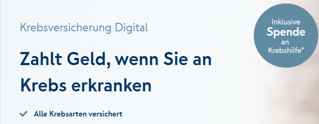 Krebsversicherung Digital Auszahlung Von Bis Zu 100 000 E Nuernberger Digital