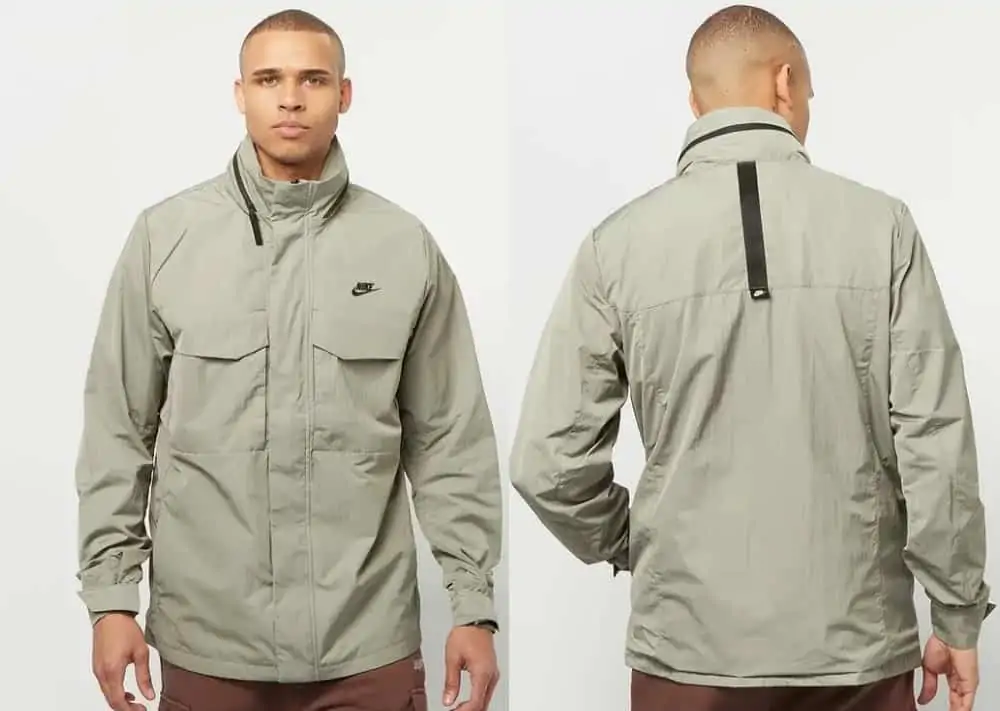 Nike M NSW PE LND Übergangsjacke in Grün [Gr. S bis L] für 80€ inkl. Versand statt 119€