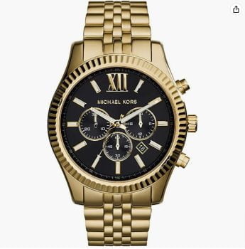 Michael Kors Herren Chronograph Quarz Uhr mit Edelstahl Armband MK8286 Amazon de Uhren