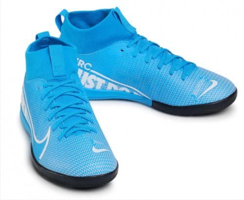 Nike JR Superfly 7 Kinder Fußballschuhe (Gr. 33 bis 37, Blue Hero/White) ab 17,39 € Versand (statt 43,84 €)