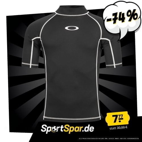 Oakley Reflector Rashguard Herren Wassersport Shirt (2 Styles, Gr. S bis XL) für je 7,77 € zzgl. 3,95 €