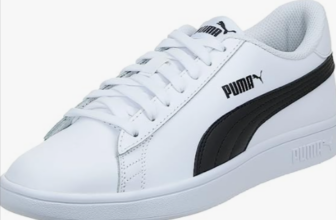 PUMA Unisex Adults Fashion Shoes SMASH V L Trainers Sneakers PUMA WHITE PUMA BLACK Amazon de Fashion