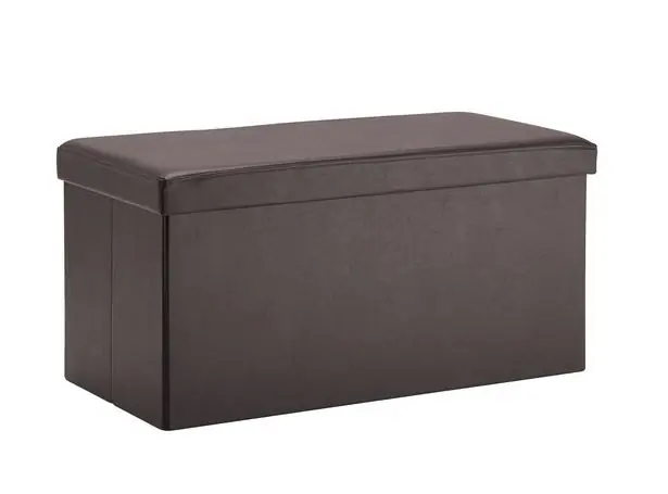 Sitzbank/Truhe 80×40 mit Stauraum in braun für 10€ [Abholung] statt 29,99€