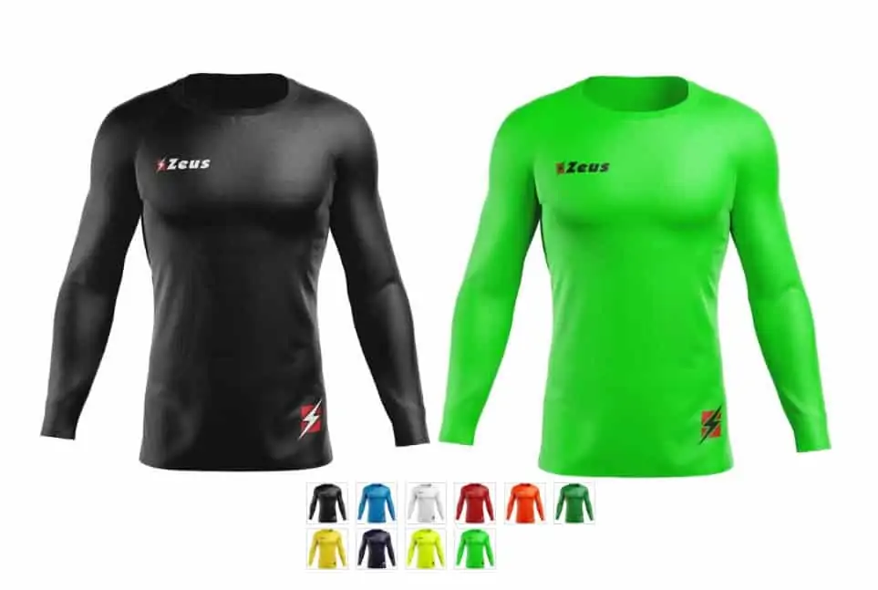 Zeus Fisiko Baselayer Langarm Funktionsshirt [10 verschiedene Farben, Gr. S bis XL] für 15,94€ inkl. Versand