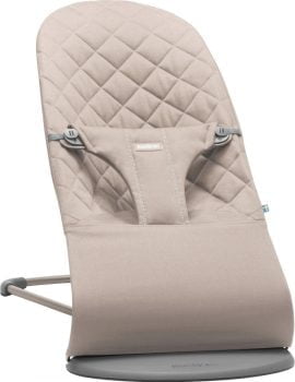 babybjoern babywippe bliss sandgrau cotton