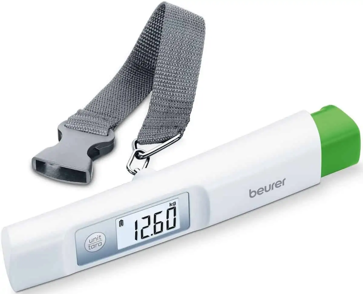 Beurer Kofferwaage LS 20 eco (bis 50 kg) für 16,99 € inkl. Prime-Versand