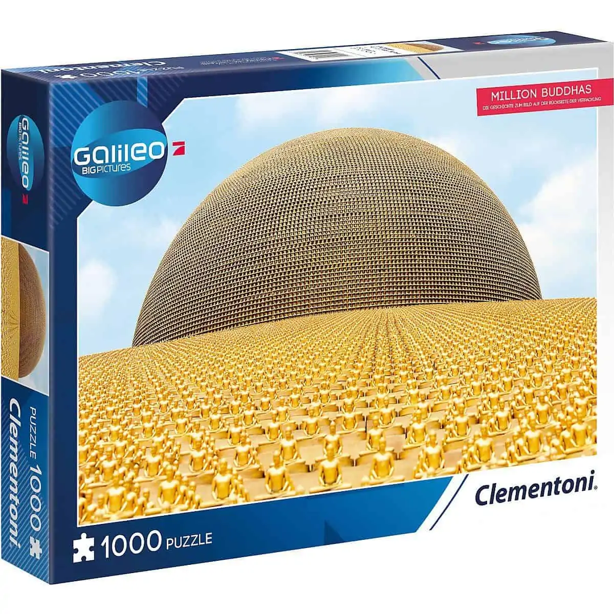 Clementoni Galileo Big Picture Million Buddhas Puzzle, Wat Phra Dhammakaya Tempel, (1000 Teile) für 8,87€ [Prime] statt 13,44€