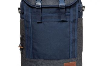 eastpak backpack bust merge mix melange navy ek18a 60q front