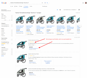 Google Shopping Fake Shop Sport Handel24.De