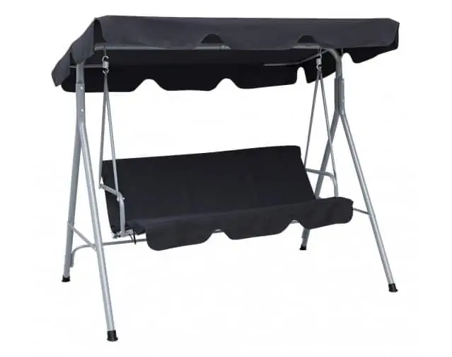 3-Sitzer Hollywoodschaukel mit Bezug für 64,49€ inkl. Versand [Abholung 59,99€] statt 86,49€