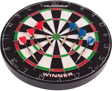 hudora bristle dartboard winner