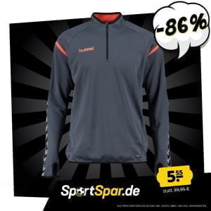 Hummel Authentic Charge 1 4 Zip Kinder Trainingsoberteil