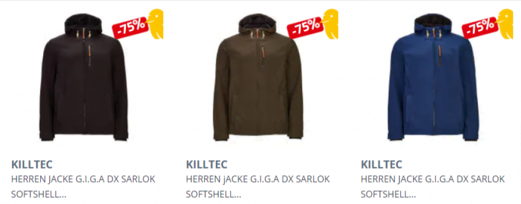 Killtec Herren Jacken Sarlok 3 Farben