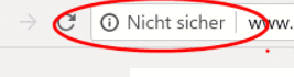 Nicht Sicher – Google Suche