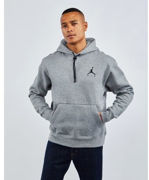 Nike Jordan Jumpman Air Hoodie Ck6684 Carbon Heather Carbon Heather Black Black 1