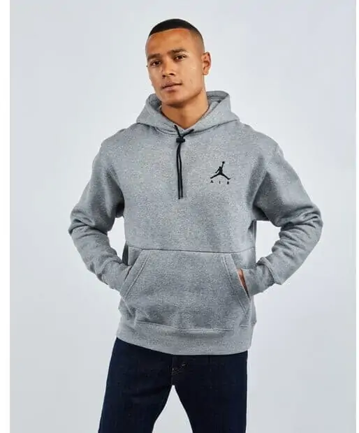 Nike Jordan Jumpman Fleece Over The Head Hoodie in Grau [Gr. S bis XL] für 39,99€ inkl. Versand statt 51,96€