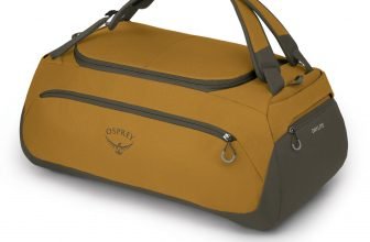 osprey daylite duffel 60l teakwood yellow