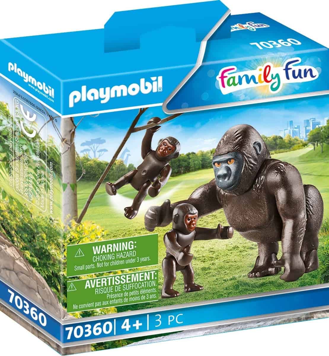 Playmobil Family Fun Gorilla Mit Babys 70360