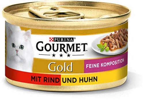 purina gourmet gold feine komposition katzenfutter nass mit rind und huhn