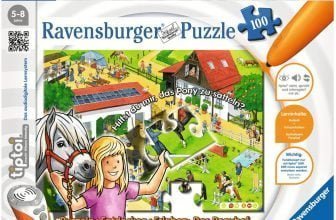 ravensburger tiptoi puzzlen entdecken erleben der ponyhof 100 teile