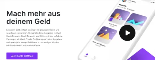 Vivid: Kostenloses Girokonto (inkl. Visa Debitkarte) 100,00 € Bonus für Neukunden + optionaler Metall Visa Debit Karte, ApplePay + z.B. Bis zu 25% Cashback auf viele Käufe