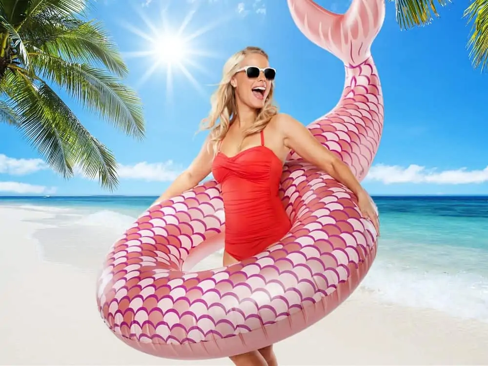 BigMouth Meerjungfrau Schwimmring groß [ca. 188 x 122 x 94 cm] für 13,98€ inkl. Versand statt 23€