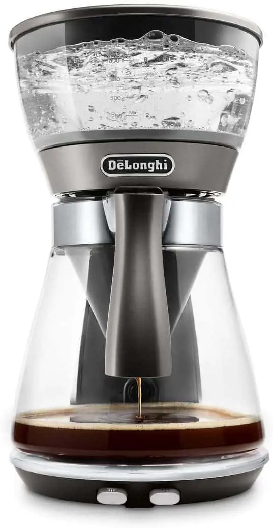 De’Longhi Clessidra ICM17210 Kaffeemaschine (1800W, 1.25l Glaskanne, 2 Brühtechniken: ECBC 92-96°C oder Schwallbrühverfahren) für 85,41€ inkl. Versand statt 103,90€