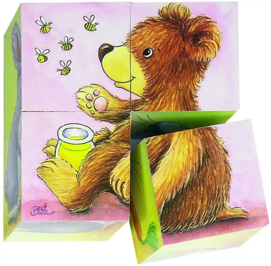 Cause Würfelpuzzle Tierkinder (57056) für 5,19€ [Prime] statt 8,24€