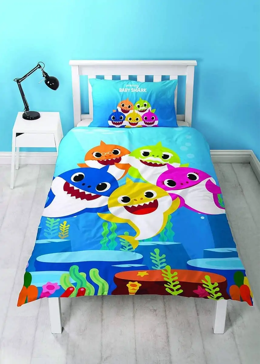 Bed Linen, Baby Shark 🦈 , Junior Size Bettwäsche, Kinderbettwäsche für 15€ inkl. Versand statt 29,05€