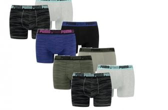 8er Pack Puma Boxer Spacedye Stripe