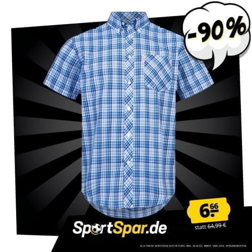 BRUTUS JEANS Herren Kurzarmhemd (Gr. S + L) für 6,66 € zzgl. 3,95 € Versand