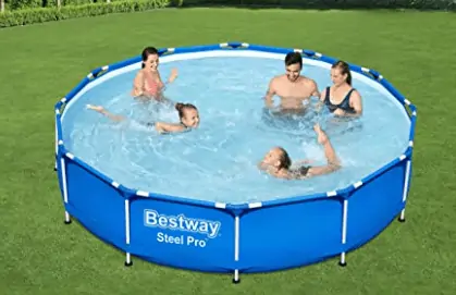 Bestway Steel Pro Frame Pool, 366 x 76 cm (6.473 Liter) + Filterpumpe für 69,90 € inkl. Versand