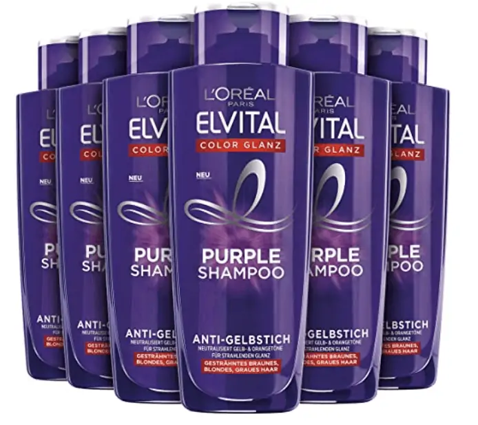 L’Oréal Paris Elvital Shampoo Color Glanz Purple 6er Pack (6 x 200 ml) ab 11,95 € inkl. Prime-Versand