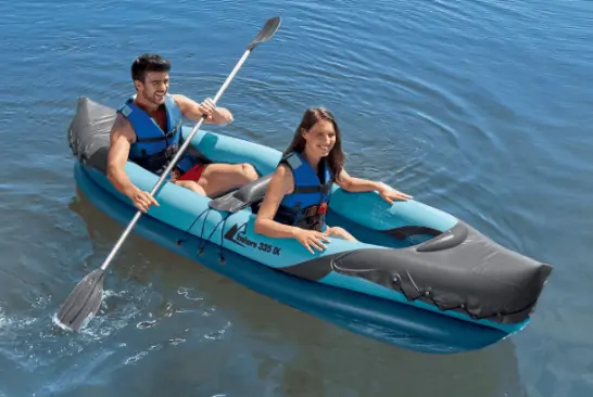CRIVIT® Kajak, mit Bug- und Heckspritzschutz (L 325 x B 76 x H 48 cm) für 44,94€ inkl. Versand