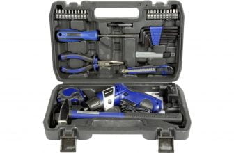 Einhell BT-AS 4513487 Akku-Knick-Schrauber 3.6V + Werkzeugset für 24,99€ inkl. Versand statt 44,94€