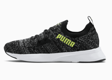 Flyer Runner Engineered Knit Herren Laufschuhe Black White Yellow Alert Puma Herren Kollektion Puma Deutschland