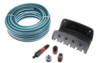 Gardena Wasserschlauchhalter Set 20m Textil Schlauch tuerkis anthrazit 20 m Amazon de Garten