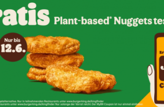 Gratis Plant based Nuggets Burger King®