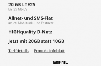 HIGH Tarife im besten D Netz bei Sparhandy