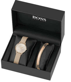 Hugo Boss Uhren Sets 1570108 aus Edelstahl in Rosegold