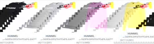Hummel Naomi HML Sweatshirt (6 Farben, Gr. XS bis XL) ab je 17,09 € zzgl. 3,90 € Versand (stattb 31,41 €)