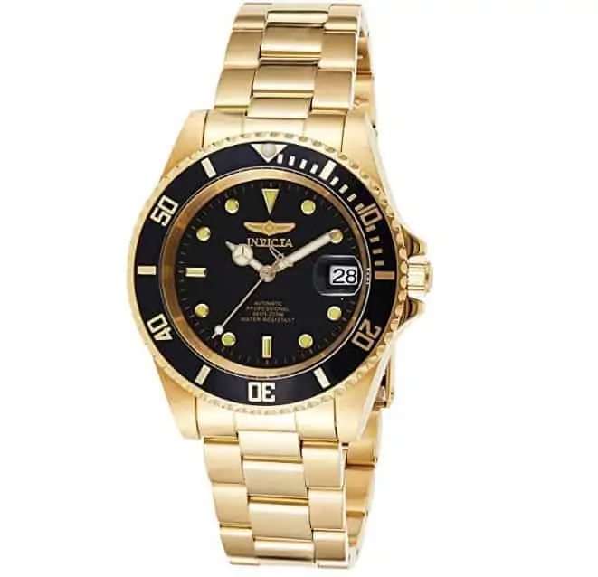 Invicta 8929OB Pro Diver Gold Armbanduhr Edelstahl (40mm) für 55€ [Prime Day] statt 109,74€