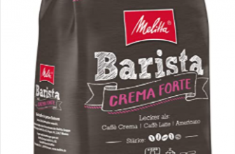 Melitta Barista Crema Forte Ganze Kaffeebohnen Staerke 4 1kg   Amazon.de  Lebensmittel Getraenke