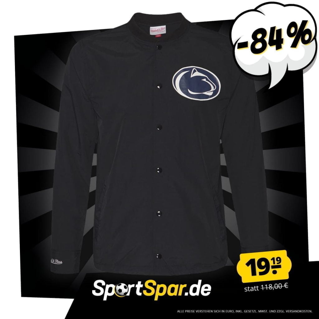 Mitchell Ness Penn State University Herren Coach Jacke