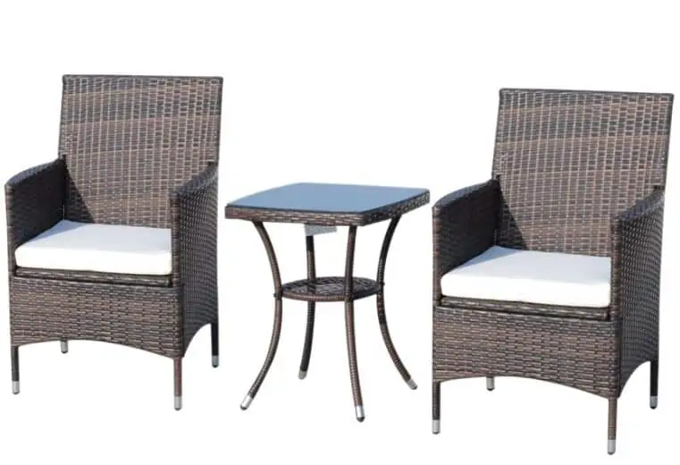 Outsunny Rattan-Sitzgruppe in braun (3-teilig) für 174,99€ inkl. Versand statt 219,90€