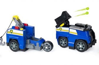 PAW Patrol Chases 2 in 1 Split Second Polizeiwagen mit 2 Figuren