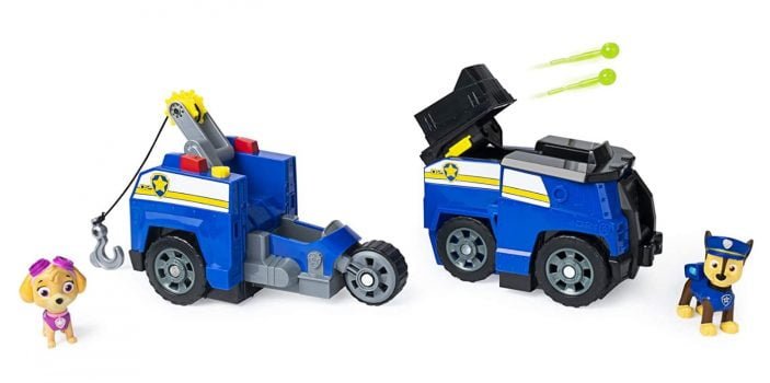 PAW Patrol Chases 2 in 1 Split Second Polizeiwagen mit 2 Figuren