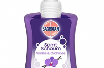 Sagrotan Samt Schaum Seife Vanille Orchidee Antibakterielle Schaumseife – 1 x 250 ml Seifenspender Amazon de Beauty